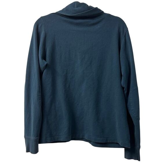 Kavu Teal Quarter-Zip Pullover size large Peru elbow patches outdoors - Picture 6 of 6